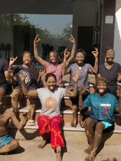 The joy of letting go and being playful. Our Holi celebration is a reminder that spiritual practice can also be fun and liberating.