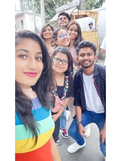 Another fun group selfie from our food tour. Trying new things together is what it's all about.