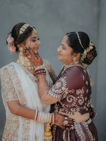 A heartwarming moment between the bride and her mother. It's such a privilege to witness and be a part of these special family moments during a wedding.