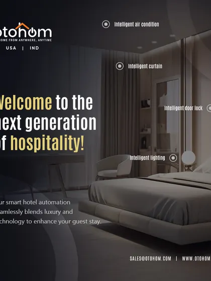 Welcome to the next generation of hospitality, where our smart automation blends luxury with technology. We provide intelligent control over lighting, curtains, door locks, and air conditioning to enhance every guest's stay.