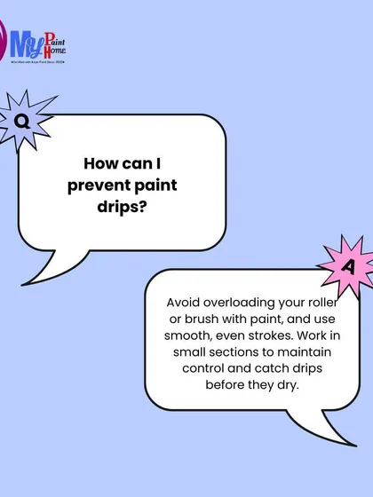 A professional painter knows how to maintain control to avoid drips and achieve a smooth finish. It's all about using even strokes and the right amount of paint.