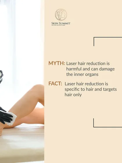 Some clients worry that laser energy can harm internal organs. This is a myth. The laser I use is highly specific, targeting only the pigment in the hair follicle and not affecting the surrounding skin or any deeper structures.