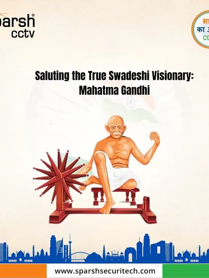 On Gandhi Jayanti, I salute the true Swadeshi visionary, Mahatma Gandhi. Inspired by his vision, I continue on the path of creating Swadeshi technology to secure our nation with a vigilant eye for peace and progress.
