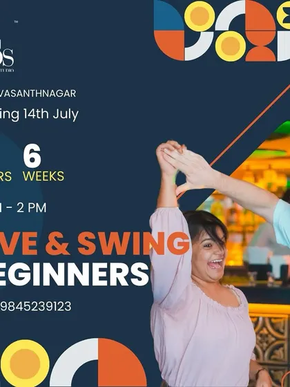A duplicate of our Jive & Swing Beginners course poster. We run these popular courses regularly, so there's always an opportunity to join.