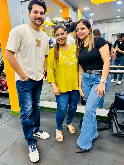 Posing with members at our Paschim Vihar celebration. I'm proud of the supportive community we've built over the past 9 years.