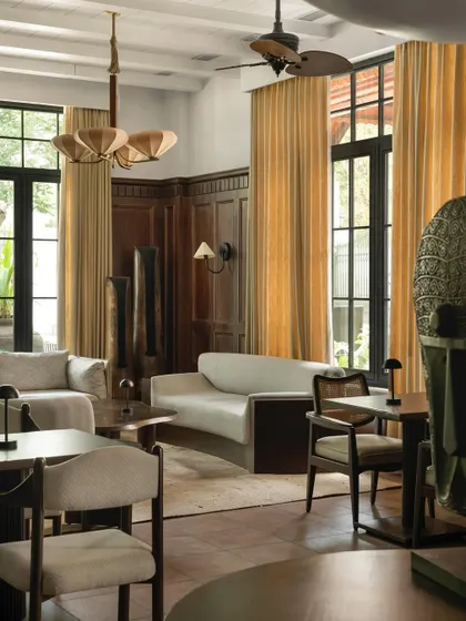 Additional images from the House of Gond, Lord Elgin, Elgin Cafe, and House Around the Oblique Column, further exploring themes of traditional craftsmanship, colonial modernism, and brutalist form.