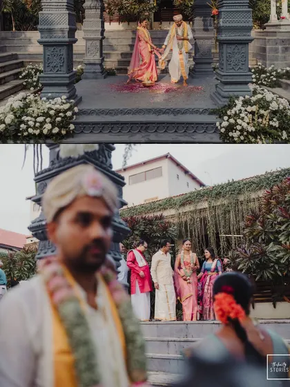 A duplicate of 209, offering another perspective on the groom's anticipation as his bride makes her entrance.