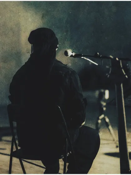 Another angle from a memorable unplugged originals set. It's a simple, moody shot that speaks to the introspective side of my music.