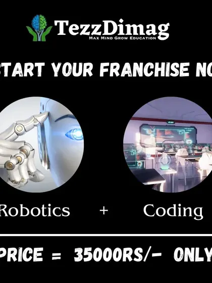 We offer combined franchise packages for our most popular tech courses, Robotics and Coding, for just Rs. 35,000.