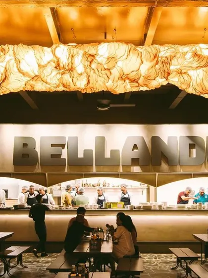 The interior of Biergarten Bellandur, one of my favorite new venues to play at.