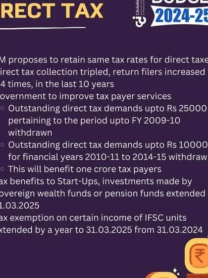 Understanding direct tax regulations is fundamental to financial health. We help you navigate these rules, from interpreting budget updates like the extension of startup tax benefits to 2025, to managing your filings and ensuring full compliance, allowing you to focus on your core business operations.