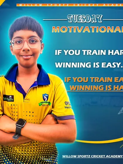 Tuesday motivation: "If you train hard, winning is easy. If you train easy, winning is hard." This is the core belief that drives our academy.
