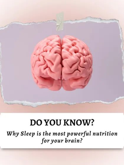 Sleep is the most powerful nutrition for your brain. I share a personal story about how sleep deprivation during a trip affected my focus and health, reinforcing why it must be a priority.