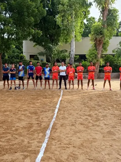 Our team lined up in their new kit, full of new energy. We believe in looking and feeling like a professional unit.