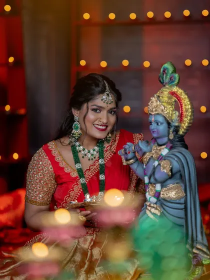 A creative shot from the Diwali series, blending tradition and artistry.