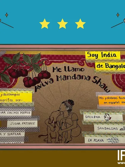Another beautiful student portfolio, this one for our Spanish class at MAHE. These projects are a great way to build confidence and showcase learning.