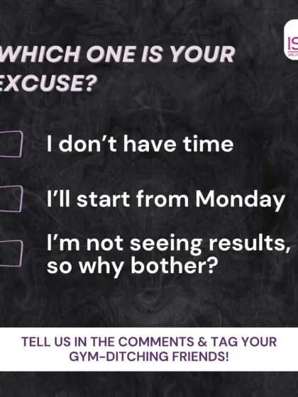 Which excuse is yours? It's time to break the cycle and commit to your health.
