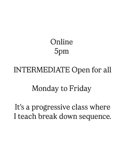 Our 5pm online batch is an intermediate class open for all. In this progressive class, I teach the methods of breaking down sequences to build a stronger practice.