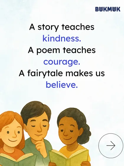 The power of different literary forms. A story can teach kindness, a poem can teach courage, and a fairytale can make us believe in magic. Each one offers a unique lesson.