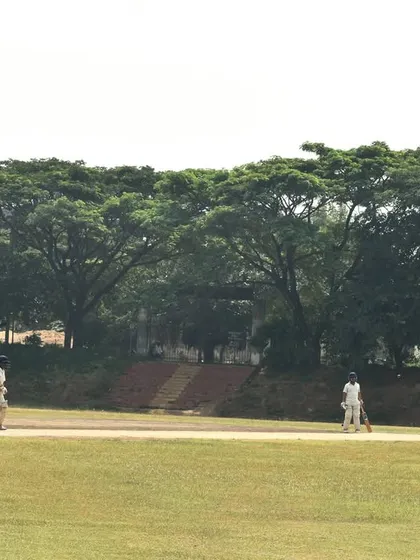 A series of high-quality photos from our Hyderabad tour, capturing bowling action, batting, and team photos.