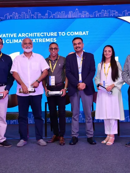 The full panel at the IDAC Nagpur Intelligence Series, where we explored future trends in design.