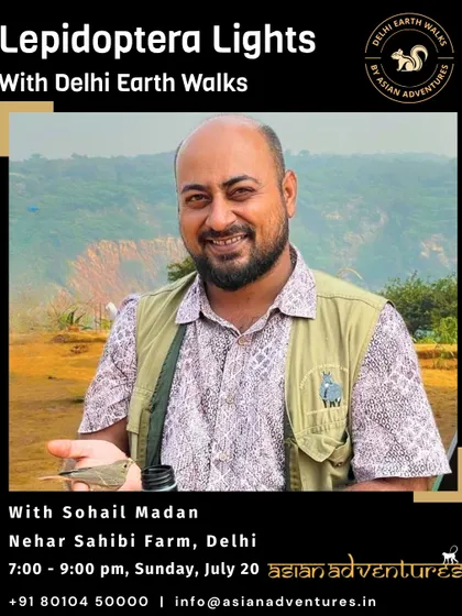 A profile of ecologist Sohail Madan, a leader in butterfly and moth conservation in India. Walking with him offers a unique opportunity to learn from the expert behind citizen science movements like Big Butterfly Month.