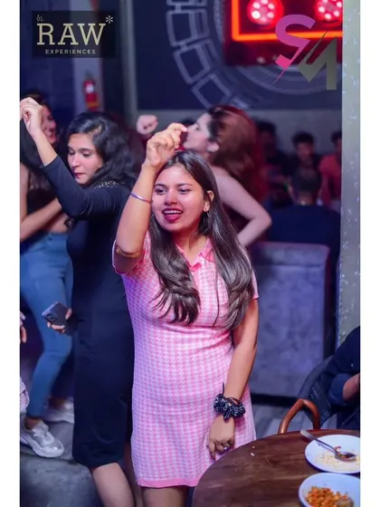 A guest singing along to the music on the dance floor. I love playing those anthems that everyone knows and loves.