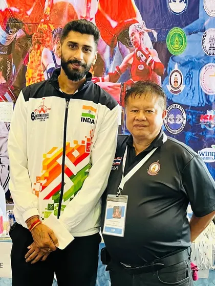 With my master in Thailand. On Teacher's Day and every day, I am grateful for the knowledge he has passed down to me.