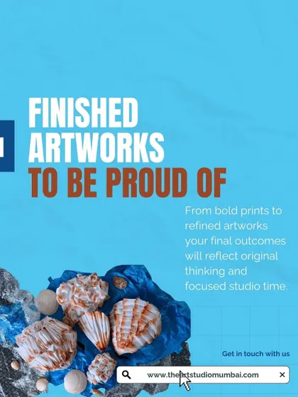 One of the key outcomes of our Summer Intensives is creating finished artworks to be proud of. Your final pieces will reflect original thinking and focused studio time, making them perfect additions to a strong portfolio.