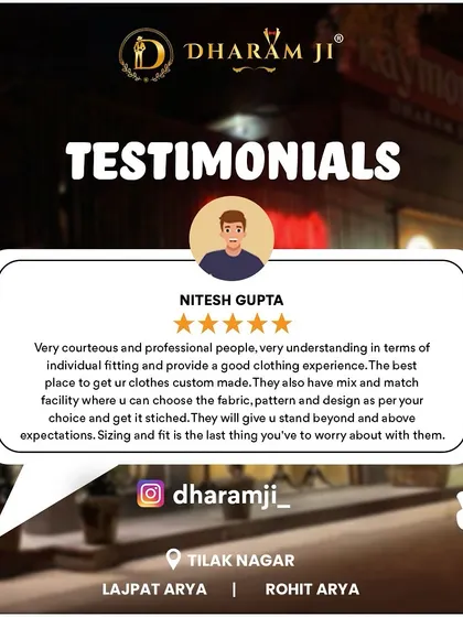 Nitesh Gupta highlights our professional and understanding approach to individual fitting and design. He notes that "sizing and fit is the last thing you've to worry about with them." 