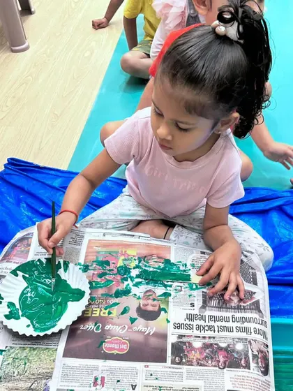 A glimpse into our festive celebrations, including Independence Day, Janmashtami, Ganesh Chaturthi, Diwali, and Christmas. Children participate in flag hoisting, dress in traditional attire, create festive crafts, and learn the significance of each occasion, fostering a deep appreciation for our diverse culture.