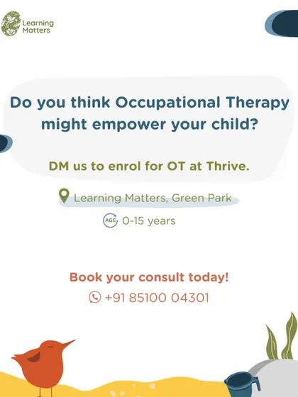 If you feel Occupational Therapy might empower your child, we invite you to book a consultation with our team.