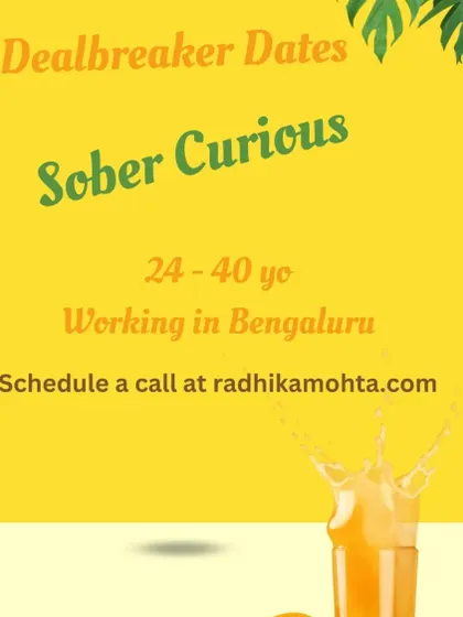 Are you sober curious? I help connect singles who prefer a sober or alcohol-free lifestyle, ensuring you meet people who align with your choices.