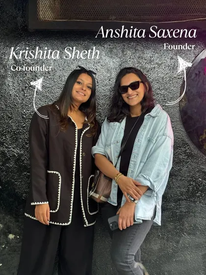 We are Anshita and Krishita, the co-founders of the studio. We combine strategic marketing with a passion for creative content to help brands like yours grow.