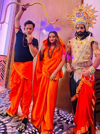 Here I am in costume as Shree Ram for my Digital Ramayan performance. It was an honor to play the part and use my skills as an illusionist to bring this story to life for Hero MotoCorp's Diwali celebration.