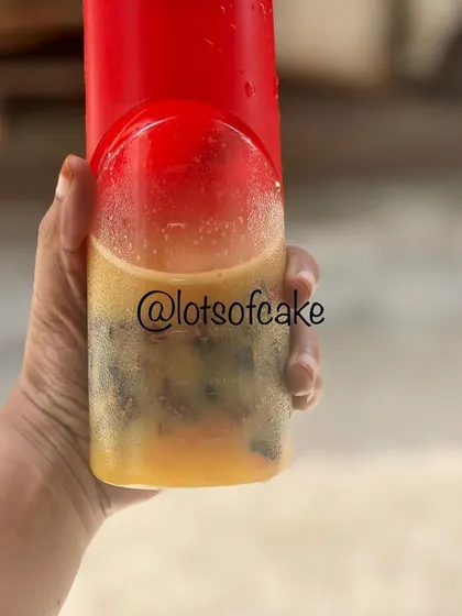 For my eggless fruit cake, I soak the fruits in orange juice instead of alcohol. This makes it a delicious and moist cake that everyone can enjoy.