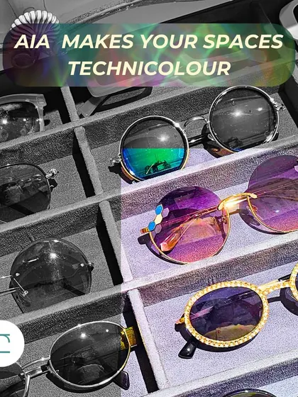 Don't let your sunglasses get scratched or lost. We use sectioned trays to give each pair its own spot, so you can easily grab your favorite shades on your way out the door.