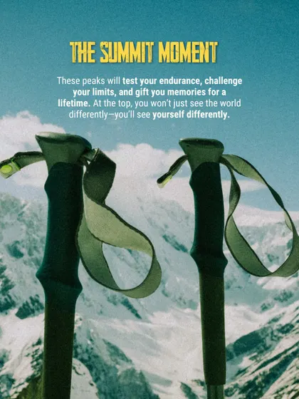 The summit moment on Patalsu Peak. These peaks test your endurance and gift you memories for a lifetime. At the top, you don't just see the world differently, you see yourself differently.