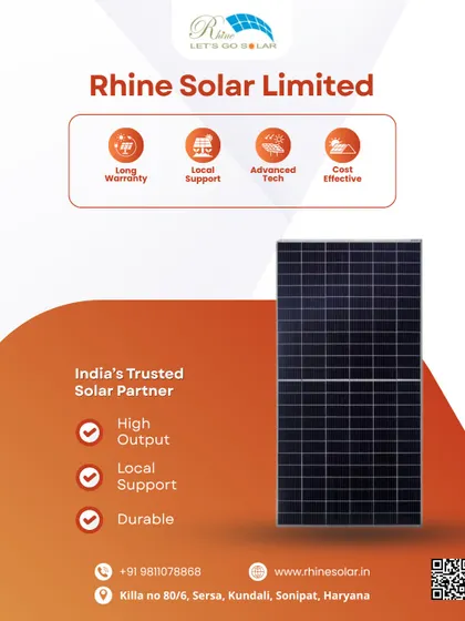 As India's trusted solar partner, we offer panels with high output, local support, and durability, backed by a long warranty and advanced tech.