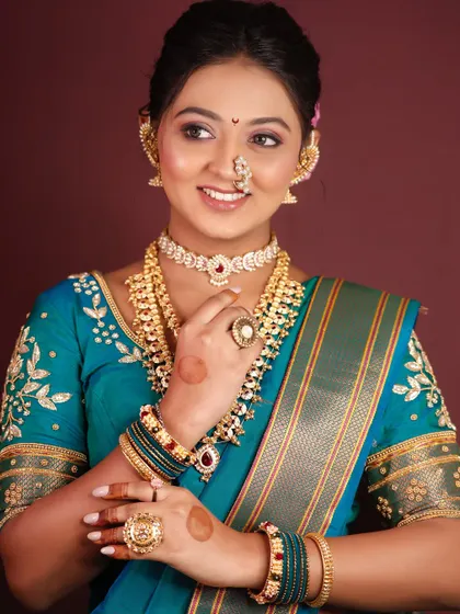 A happy, smiling model, showcasing the beautiful result.