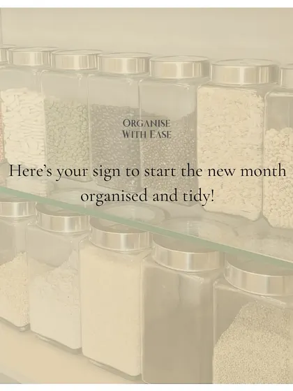 Here is your sign to start the new month with an organized and tidy kitchen. A clean space helps create a clear mind, especially in the busiest room of the house.