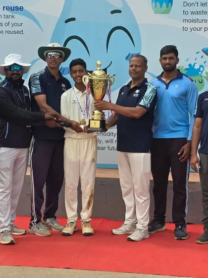 First one for our U16 team! 🏆 PVV U16 team clinch the prestigious Save Water CUP beating Jain Heritage school in the finals. We are really proud of the performance as the Tournament had some of the best teams in Bangalore and every match was Fiercely contested. Atharv Deshpande was the star in the finals with a superb knock of 89* which set up the win for PVV.