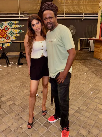 Me and my partner Bobkat. We're a team, and the energy we create together is the heart of The Grind.