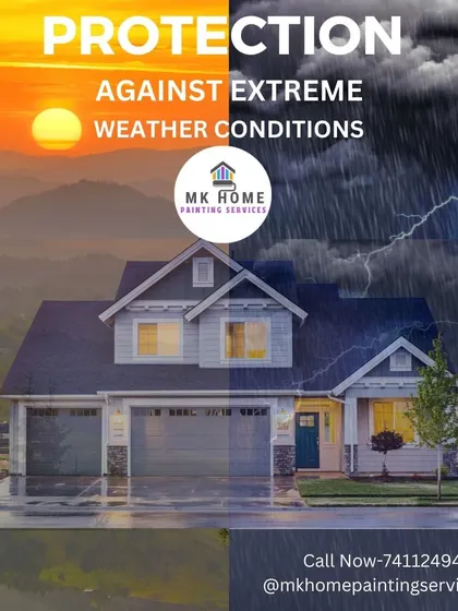 In Bangalore, a building's exterior must withstand both intense sun and heavy monsoons. We use specialized, weather-resistant paints that provide a protective barrier, preventing damage from moisture, UV rays, and extreme weather conditions.