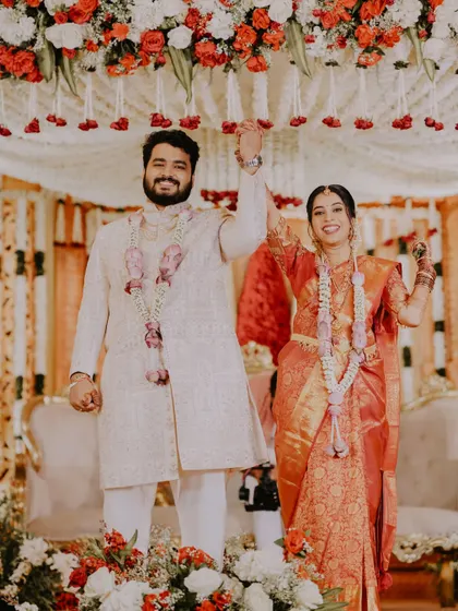 The pure joy of a wedding day is infectious. Here, Yash and Jestha celebrate their union, and my team was right there to capture the energy and happiness of that triumphant moment. This is the kind of vibrant memory I create.