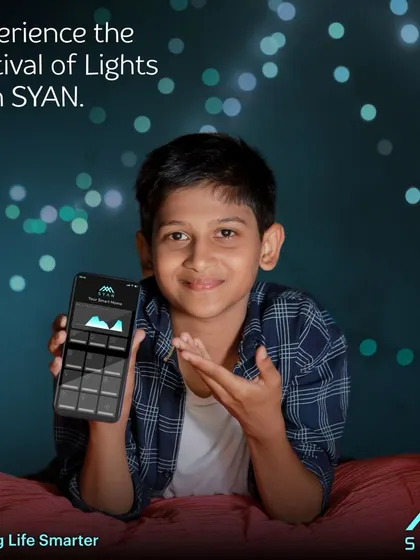 Experience festivals like never before. With the SYAN app, you can control all your decorative lights and appliances from your smartphone, creating the perfect festive atmosphere with just a tap.