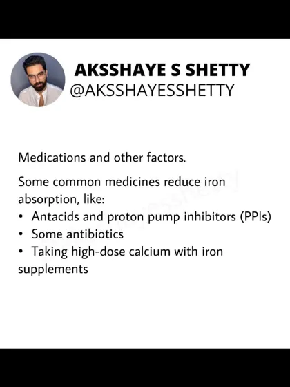 Certain medications can also reduce iron absorption. Common culprits include antacids, proton pump inhibitors (PPIs), some antibiotics, and taking high-dose calcium supplements with iron.