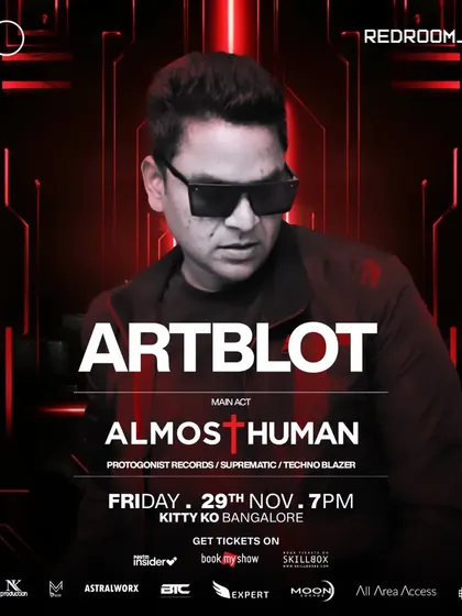 My personalized poster for the night with Almost Human at Kitty Ko. Being a main support for an artist of his caliber is always a highlight.