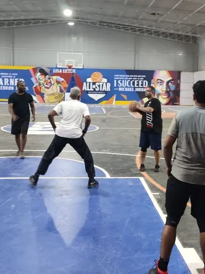 A casual game between friends. Whether you're a seasoned pro or just looking to shoot around, our court is open for you.