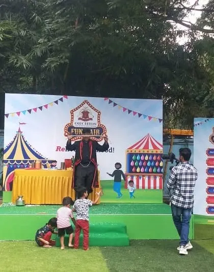 The kids can't resist the magic. After a shower of confetti, they often rush the stage to play, which is the best kind of applause.